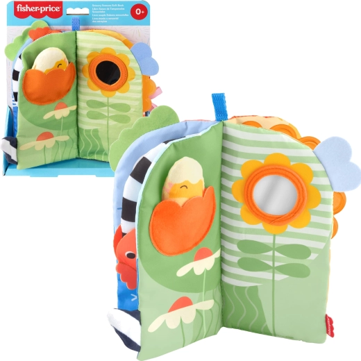 Fisher-Price mäkká senzorická knižka Ročné obdobia