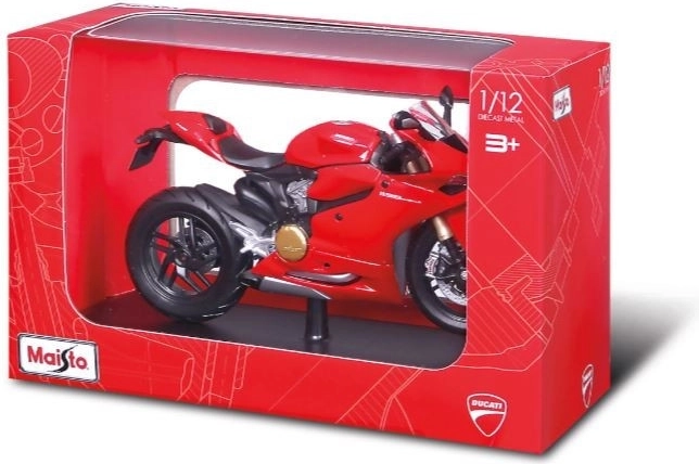 Maisto motocykel Ducati 1199 Panigale so stojanom 1:12