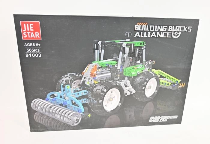 Stavebnica traktor so strojmi – 565 dielikov
