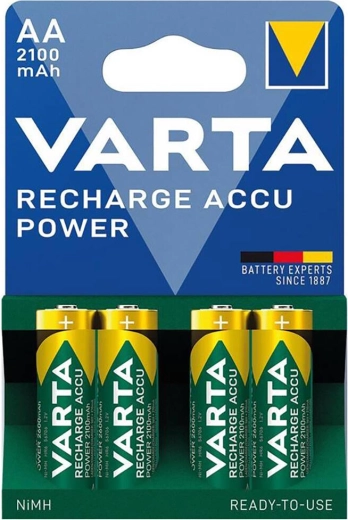 nabíjateľné AA batérie 2100 mAh Varta (4 ks)