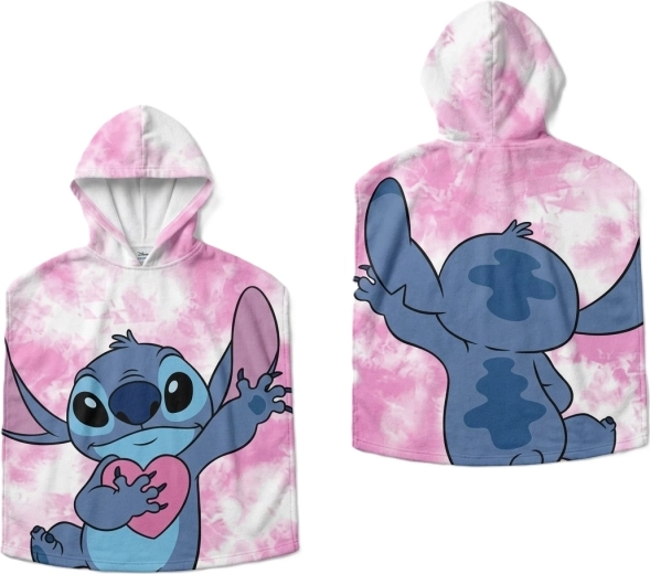 Detské pončo s kapucňou Disney Lilo a Stitch