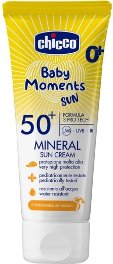 Chicco detský minerálny opaľovací krém SPF 50+ 75 ml