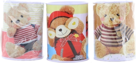 Kovová pokladnička pre deti mix motívov