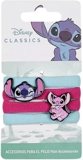 Sada gumičiek do vlasov Lilo a Stitch (4 ks)