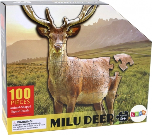 Puzzle 100 dielikov s motívom jeleňa v lese