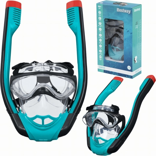 Celotvárová šnorchlovacia maska Bestway L/XL