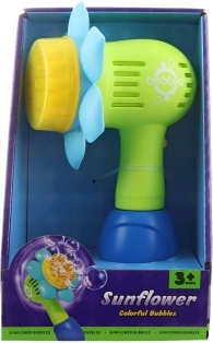 Bublifuk slnečnica na batérie