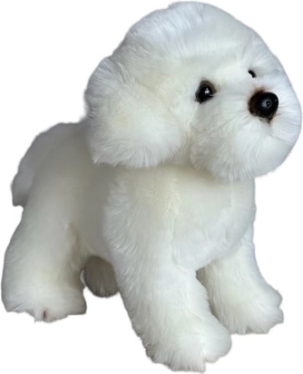 Plyšový stojaci maltézsky psík 30 cm