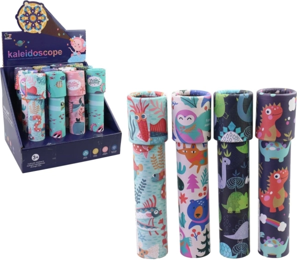 Kaleidoskop pre deti – farebný plastový kaleidoskop