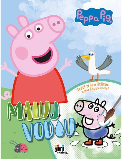 Maľuj vodou A4 Prasiatko Peppa