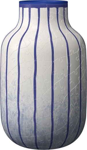 Moderná váza Blue line – 3D puzzle