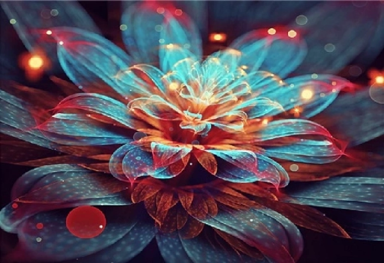 Diamantové maľovanie Lekná 30 × 40 cm