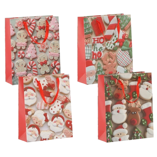 Vianočná darčeková taška XMAS 30 × 42 × 12 cm