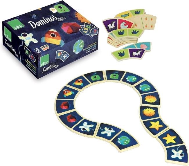 Vesmírne domino pre deti