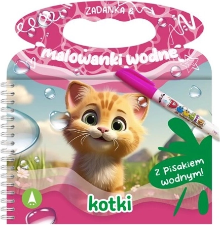 Úlohy a vodné omaľovánky Mačiatka