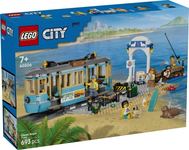 LEGO City klasická plážová električka