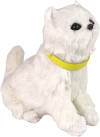 Interaktívne plyšové mačiatko – mňauká, hýbe hlavou a chvostom