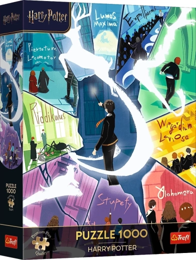 Trefl Puzzle Premium Plus Harry Potter: Kúzla a patroni, 1000 dielikov