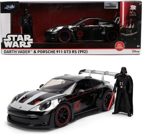 Jada Star Wars Porsche 911 GT3 RS 1:24 s figúrkou Dartha Vadera - 1 kus