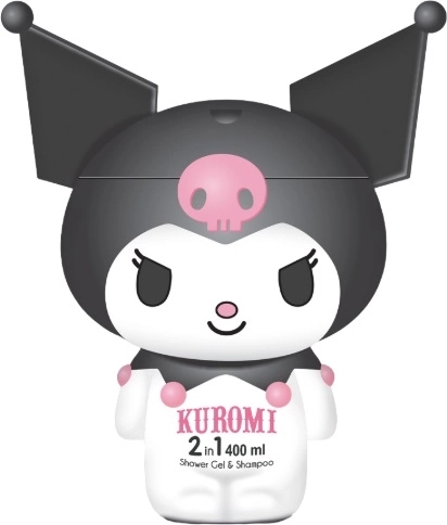 Kuromi 2v1 sprchový gél a šampón 400 ml - 1 kus