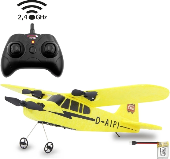 RC lietadlo Jamara Piper J3-Cub 2,4 GHz s gyroskopom