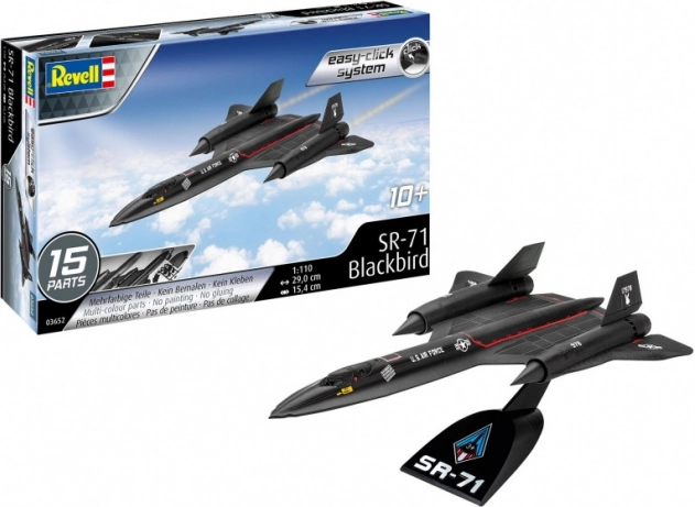Plastový model SR-71 Blackbird Easy-Click 1:110