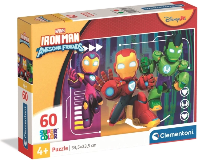 Puzzle Iron Man a úžasní priatelia 60 dielikov CLEMENTONI
