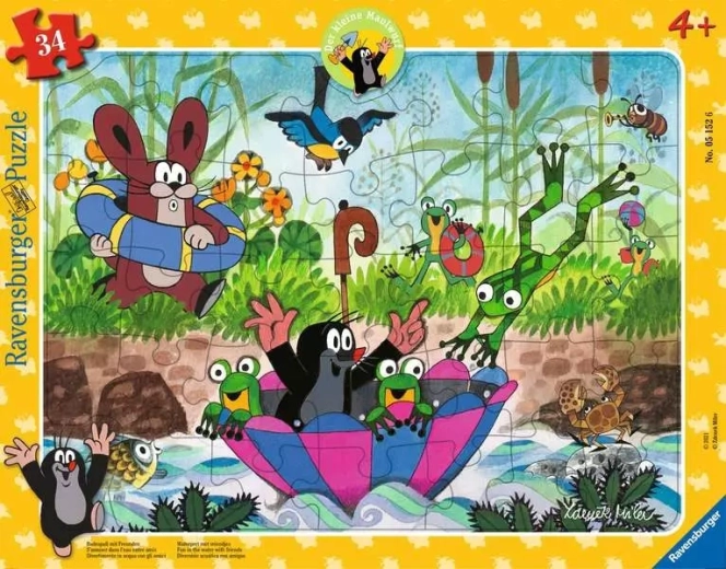 Ravensburger vkladačka Krtko – puzzle 34 dielikov