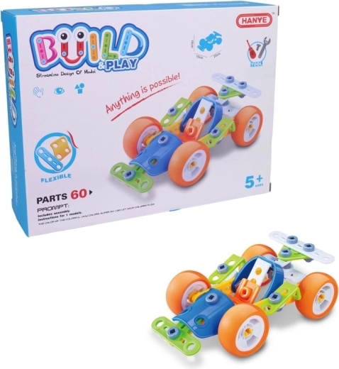 Malý Mechanik Junior stavebnica formula 60 dielov