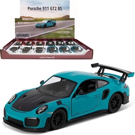 Kovový model Porsche 911 GT2 RS na spätný chod - 1 kus