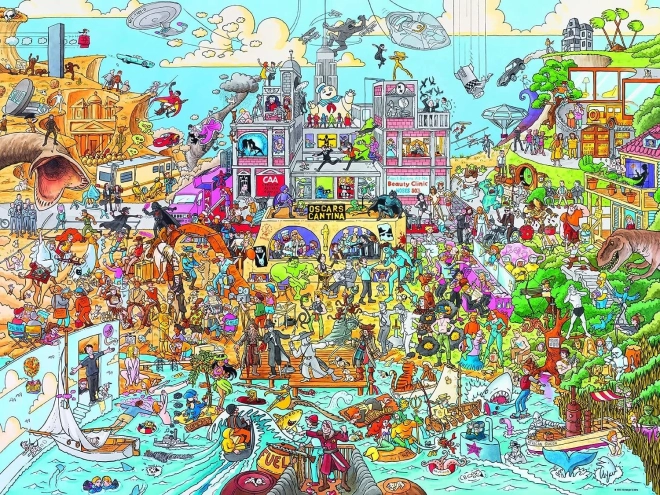 Puzzle 1500 dielikov Hollyworld