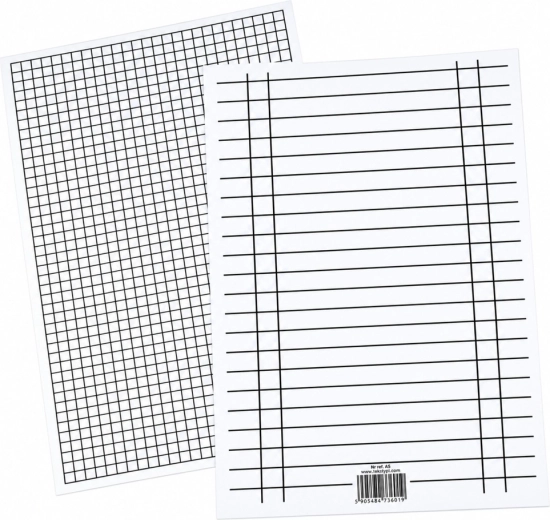 Školský linajkovací papier A5 linka/štvorček Interdruk - 1 kus