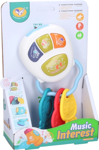 Kľúče od auta so svetelnými a zvukovými efektmi 17 cm - 1 kus