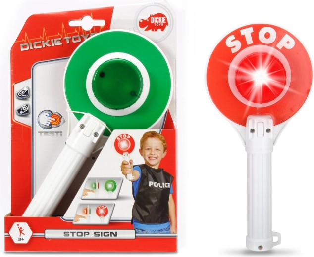 Obojstranné policajné zastavovacie svetlo Dickie 25 cm