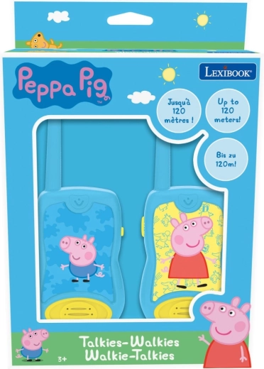 Detské vysielačky PRASIATKO PEPPA s dosahom 120 m