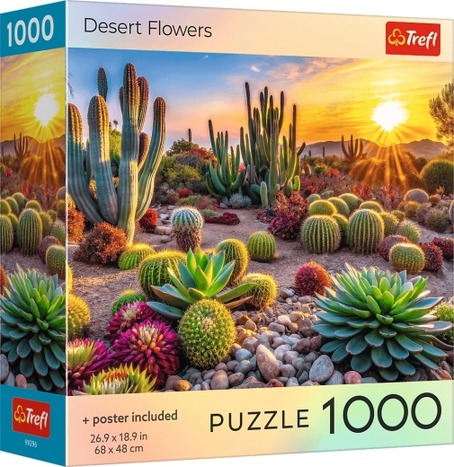 Puzzle Trefl Rastliny v púšti 1000 dielikov