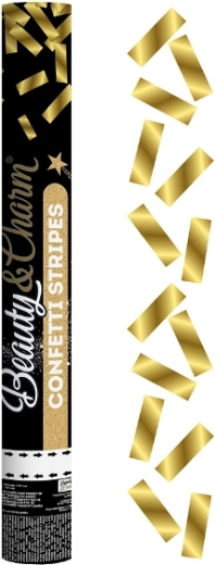 Pneumatické konfety – zlaté fóliové prúžky
