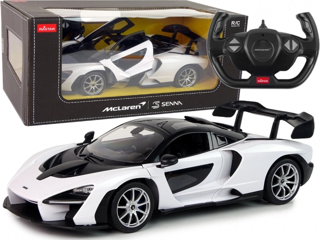 Auto R/C McLaren Senna Rastar 1:14 biely s diaľkovým ovládaním