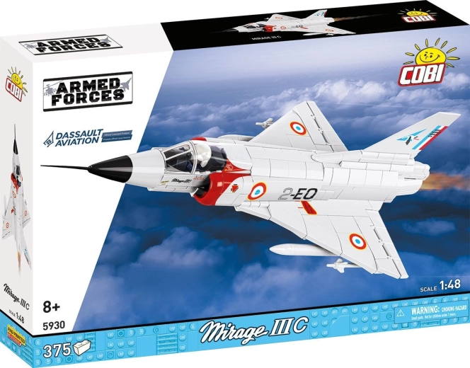Cobi Armed Forces Mirage IIIC stavebnica lietadla 1:48 (375 dielikov)