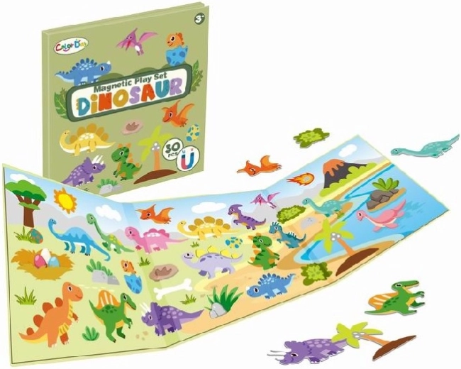 Magnetické puzzle dinosaurus (30 dielikov)