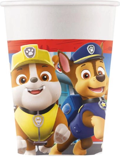 Papierové kelímky PAW PATROL 200 ml, 8 ks