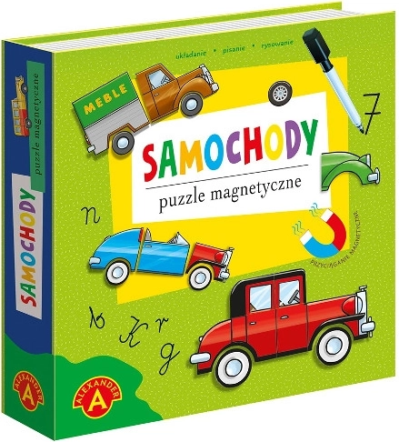 Magnetické puzzle – autá