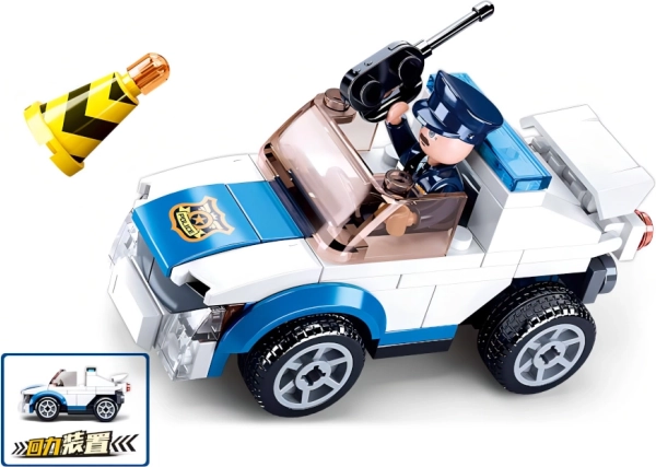 Sluban Polícia ťahacie auto hliadky