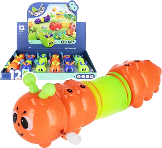 Natahovacia húsenica – plastová pohyblivá hračka 14 cm