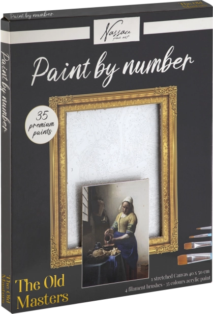 Maľovanie podľa čísel na plátno Milk Made 40 × 50 cm