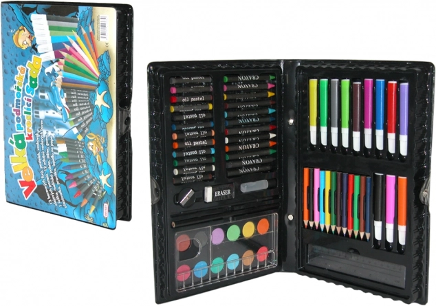 Výtvarný kufrík 67 ks – morský motív