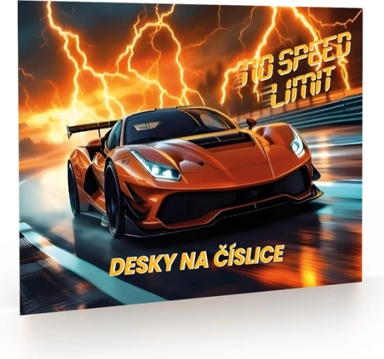 Dosky na číslice auto – školská pomôcka pre prváčikov