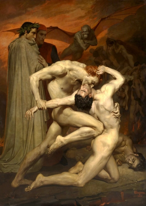 Puzzle Dante a Virgil 1000 dielikov