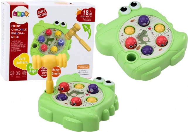 Hra na zručnosť s krokodílom a kladivkom