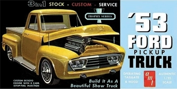 Plastikový model auta 1953 Ford Pickup AMT